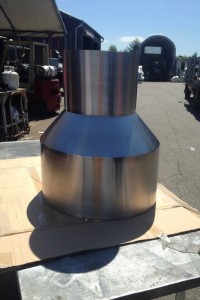 Stainless steel round hood