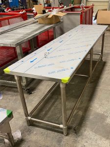 Stainless Steel Picnic Table Fabrication