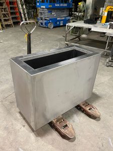 Stainless Steel Planter Fabrication